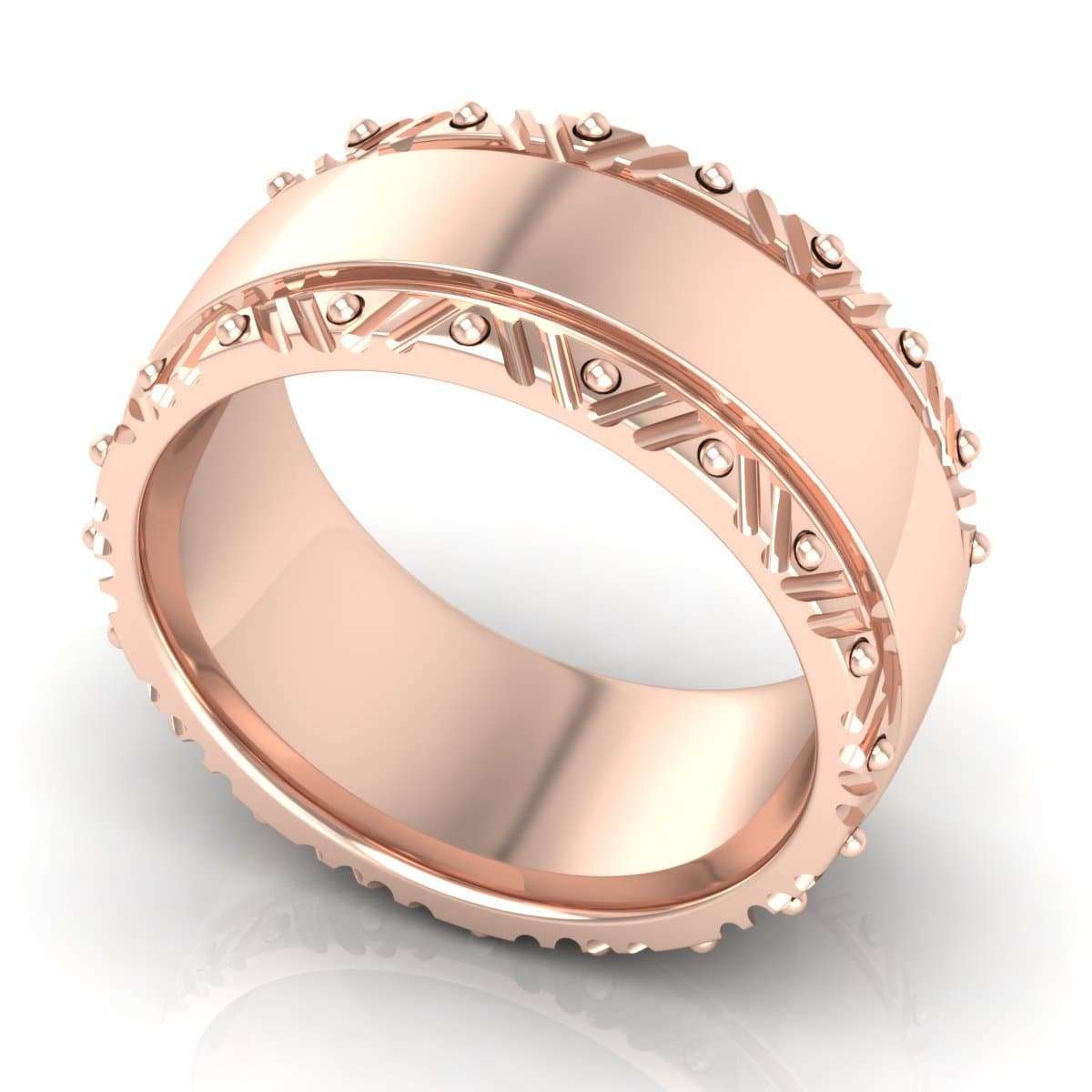 10.0 mm Plain Wedding Band in 14KT, 18KT & Platinum - Primestyle.com