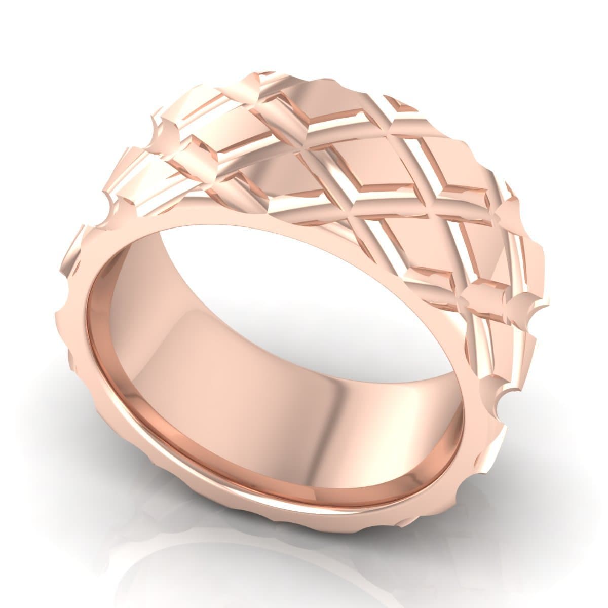 10.0 mm Plain Wedding Band in 14KT, 18KT & Platinum - Primestyle.com