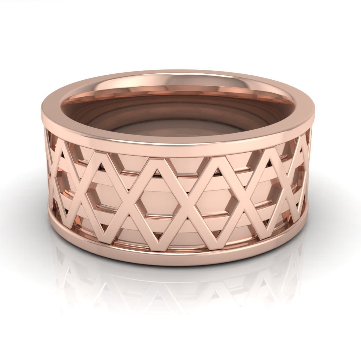 10.0 mm Plain Wedding Band in 14KT, 18KT & Platinum - Primestyle.com