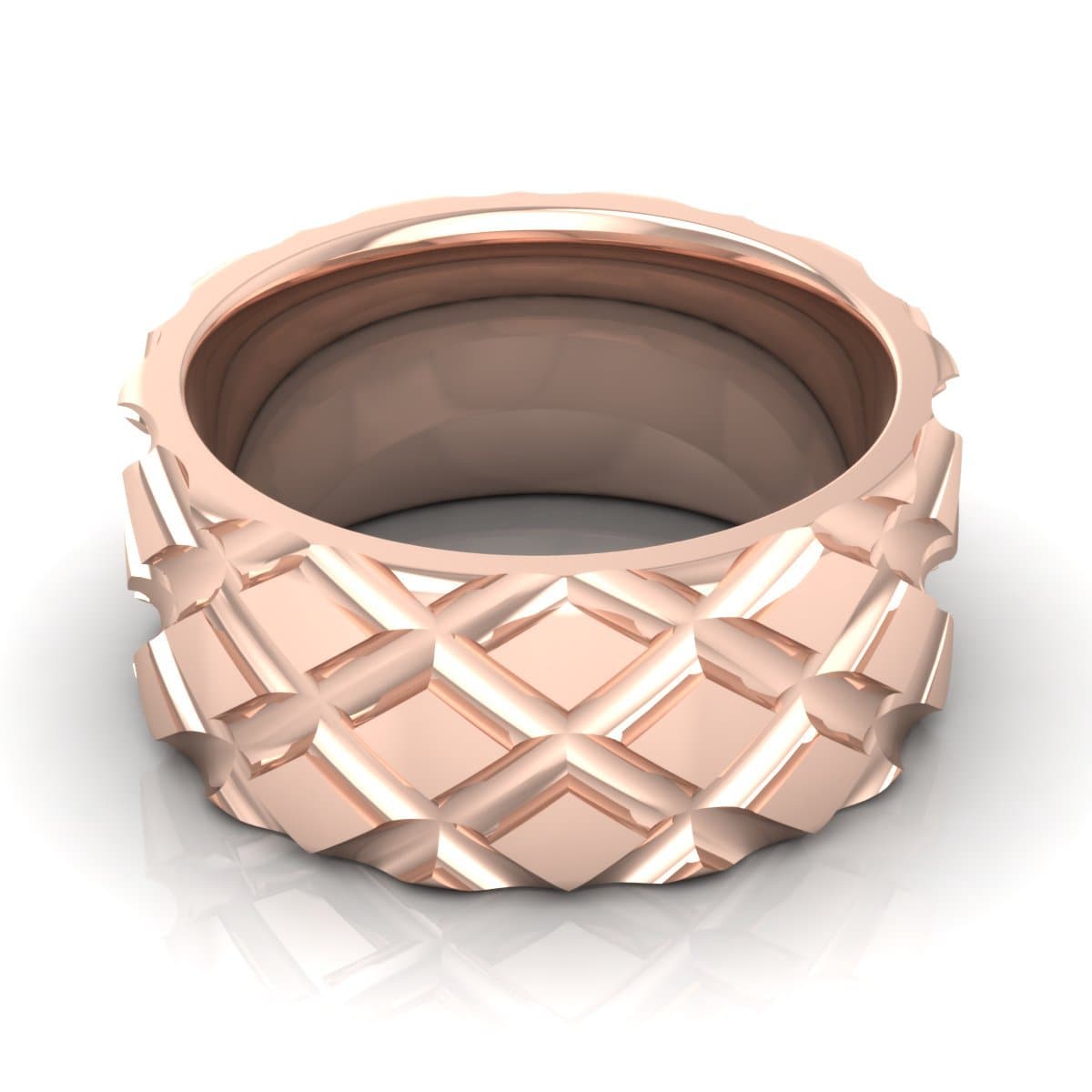 10.0 mm Plain Wedding Band in 14KT, 18KT & Platinum - Primestyle.com