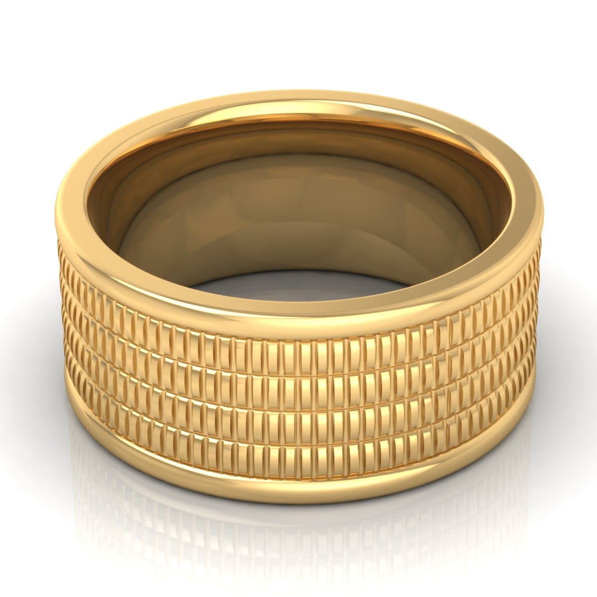 10.0 mm Plain Wedding Band in 14KT, 18KT & Platinum - Primestyle.com