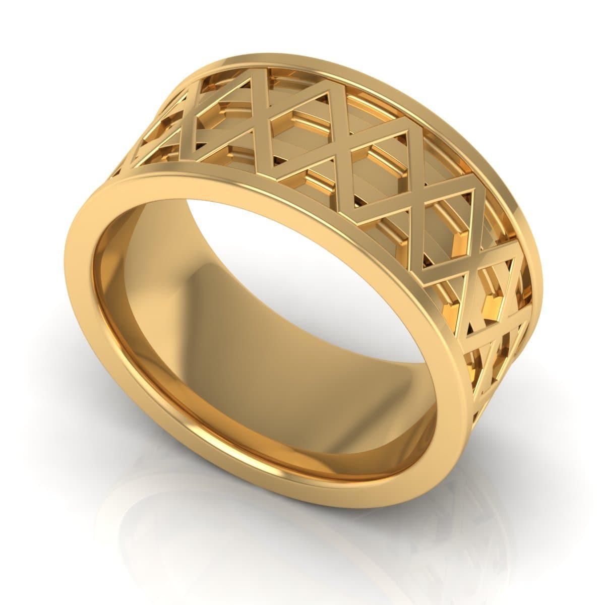 10.0 mm Plain Wedding Band in 14KT, 18KT & Platinum - Primestyle.com