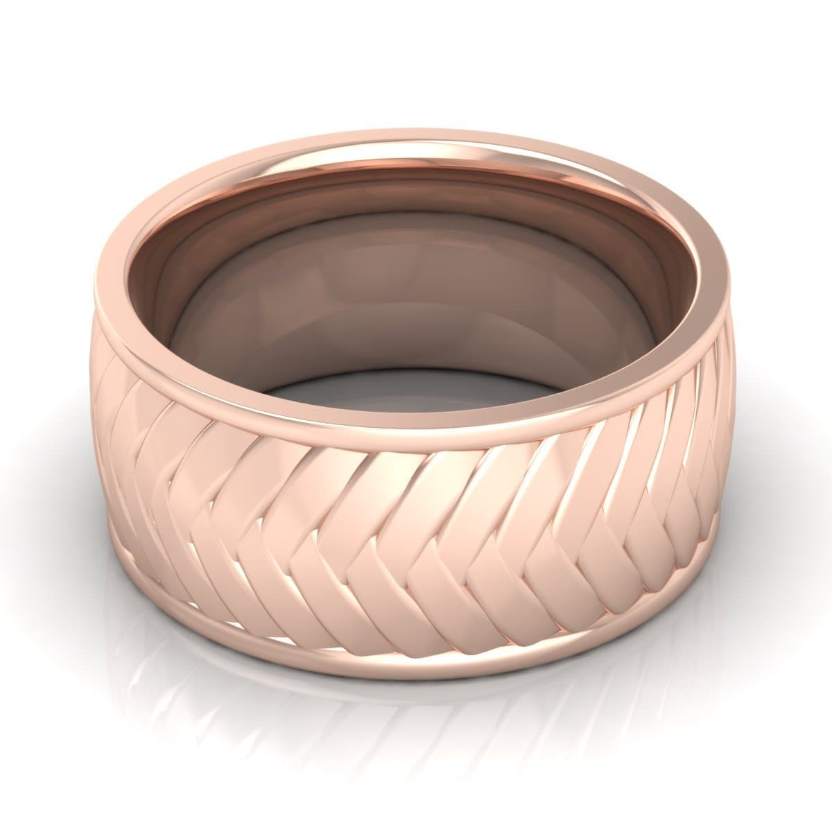 10.0 mm Plain Wedding Band in 14KT, 18KT & Platinum - Primestyle.com