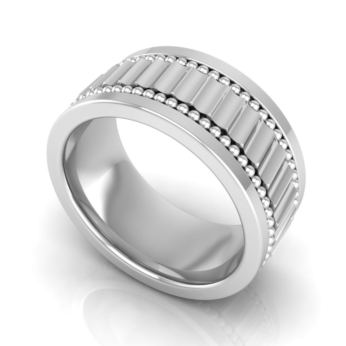 10.0 mm Plain Wedding Band in 14KT, 18KT & Platinum - Primestyle.com