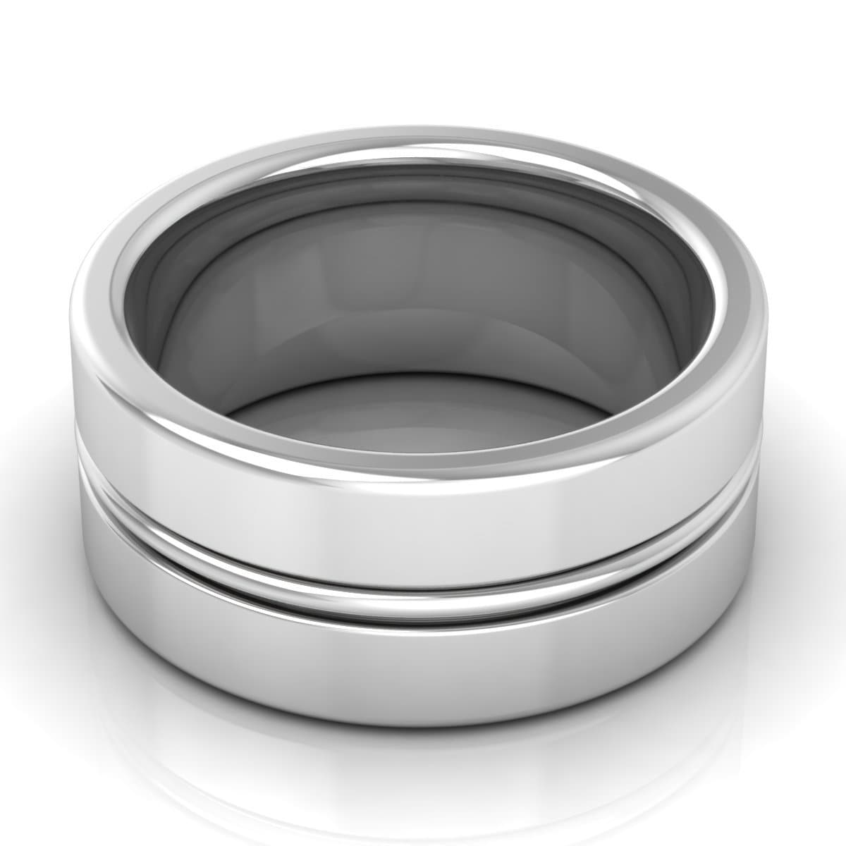 10.0 mm Plain Wedding Band in 14KT, 18KT & Platinum