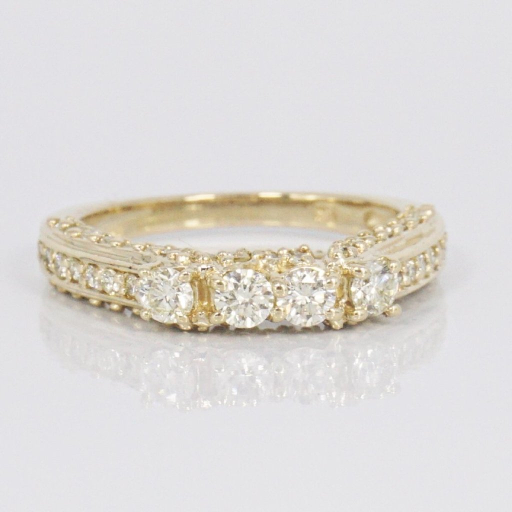 1.05 CT Round Cut Natural Diamonds - Wedding Band