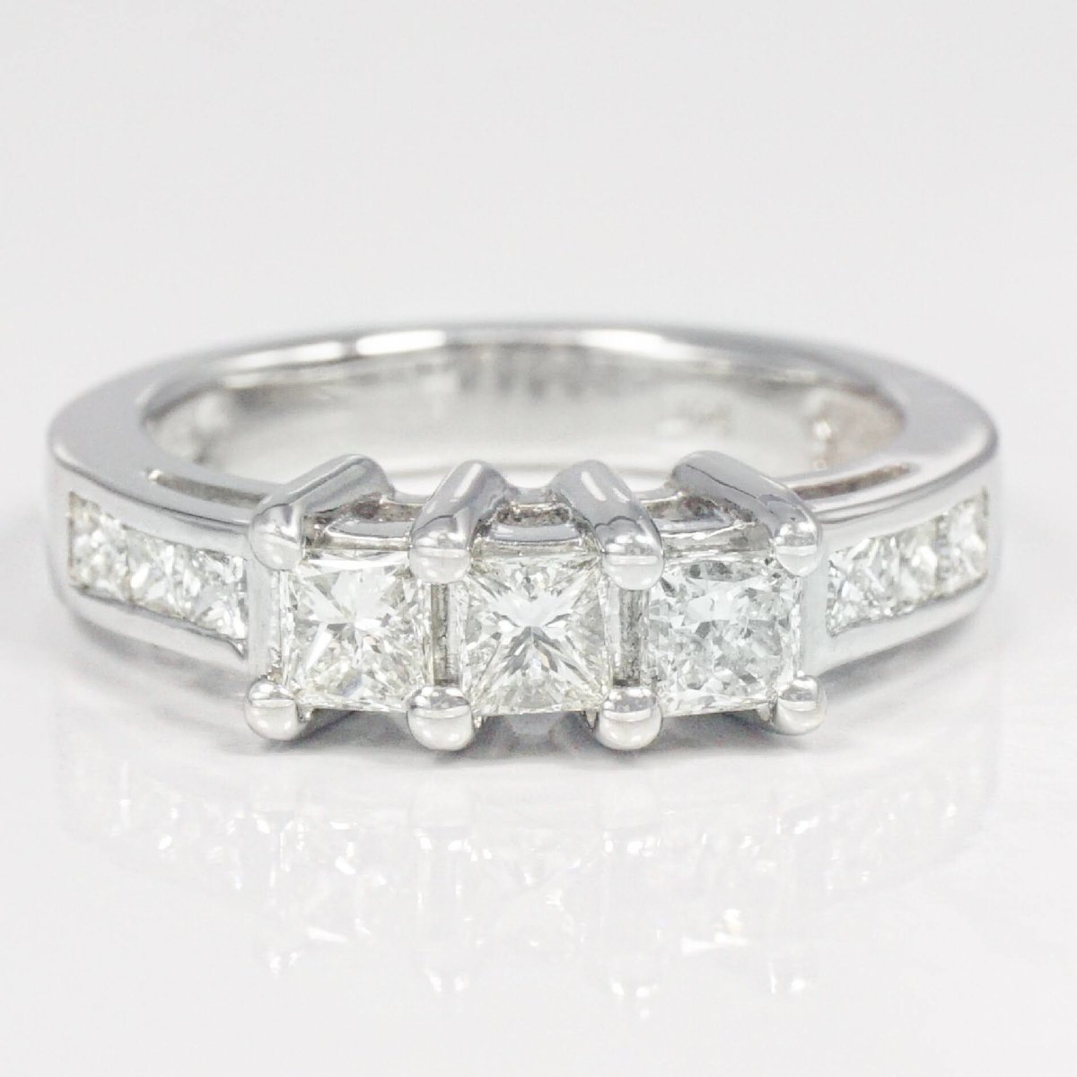 1.10 CT Princess Cut Diamonds - Wedding Band - Primestyle.com