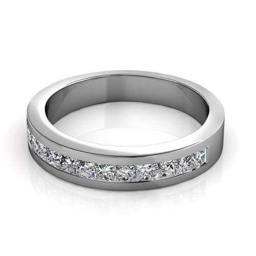 1.10 CT Princess Cut Diamonds - Wedding Band - Primestyle.com