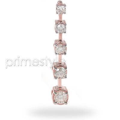 1.10 CT Round Cut Diamonds - Journey Pendant - Primestyle.com