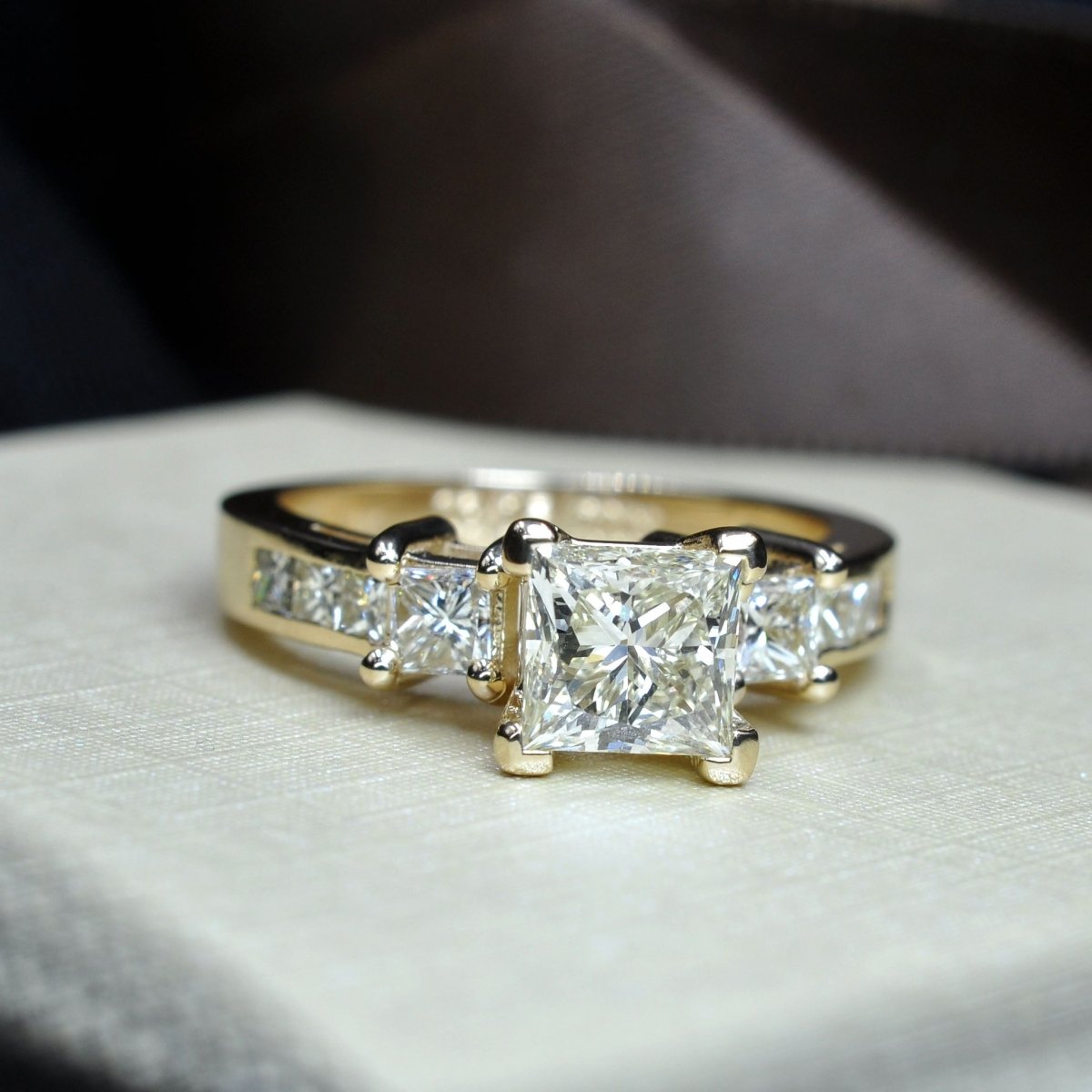 1.20-2.35 CT Princess Cut Diamonds - Engagement Ring - Primestyle.com