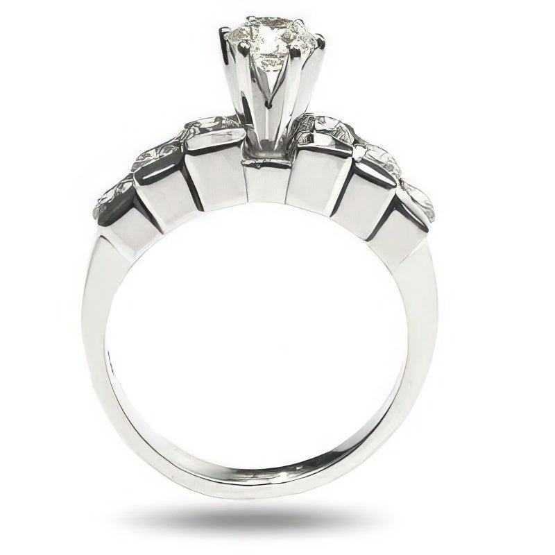 1.20-2.35 CT Round Cut Natural Diamonds - Engagement Ring