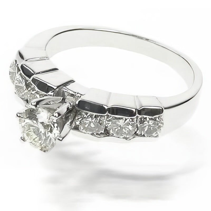 1.20-2.35 CT Round Cut Natural Diamonds - Engagement Ring