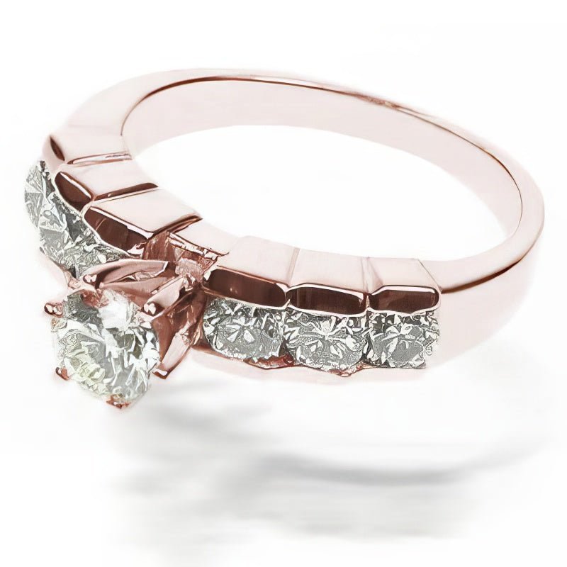 1.20-2.35 CT Round Cut Natural Diamonds - Engagement Ring