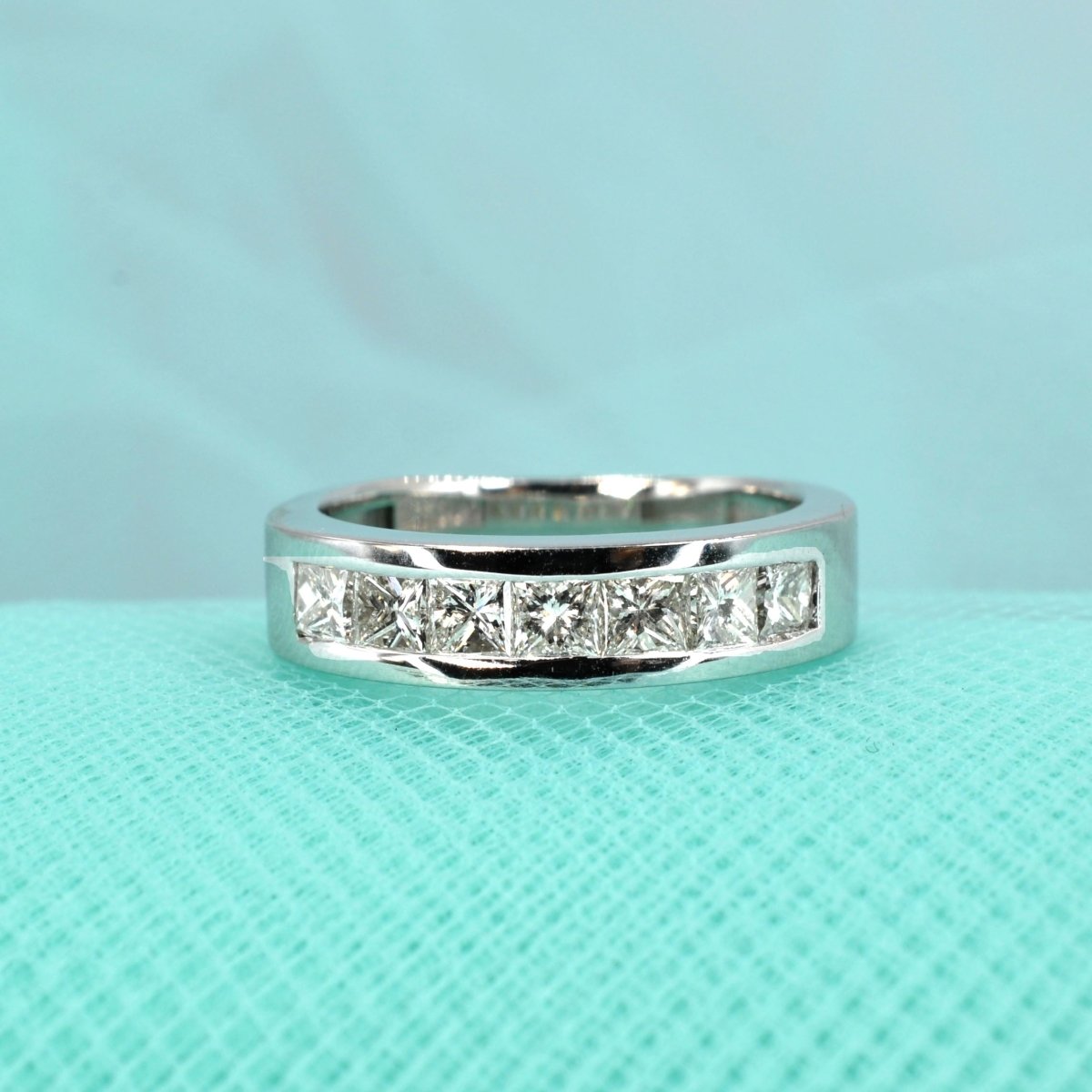 1.20 CT Princess Cut Diamonds - Wedding Band - Primestyle.com