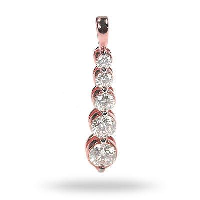 1.20 CT Round Cut Diamonds - Journey Pendant - Primestyle.com