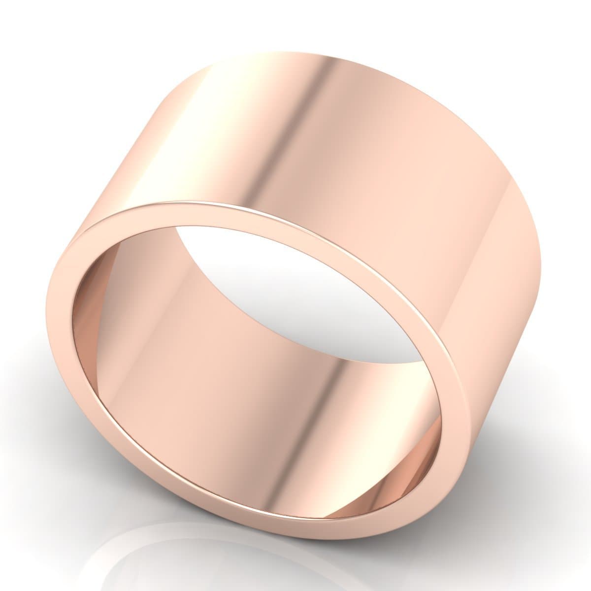 12.0 mm Plain Wedding Band in 14KT, 18KT & Platinum - Primestyle.com