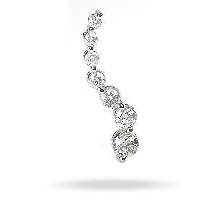 1.22 CT Round Cut Diamonds - Journey Pendant - Primestyle.com