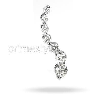 1.25 CT Round Cut Natural Diamonds - Journey Pendants