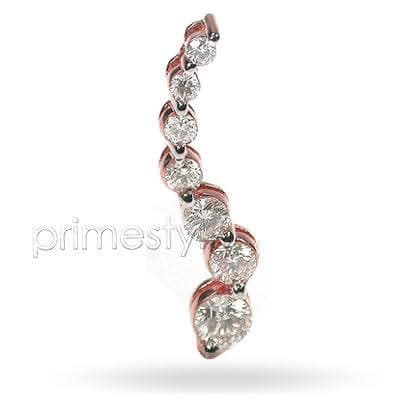 1.25 CT Round Cut Natural Diamonds - Journey Pendants