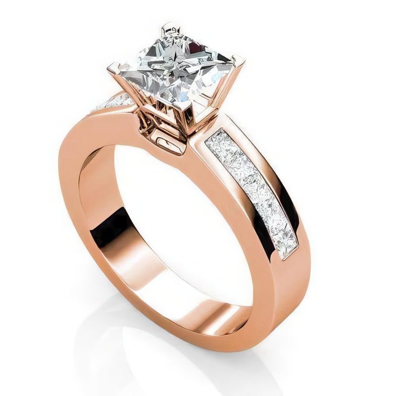 1.25-2.40 CT Princess Cut Diamonds - Engagement Ring - Primestyle.com