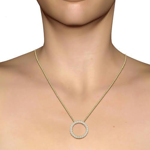 1.25 CT Round Cut Diamonds - Diamond Pendant