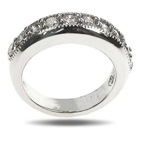 1.30 CT Round Cut Diamonds - Wedding Band - Primestyle.com