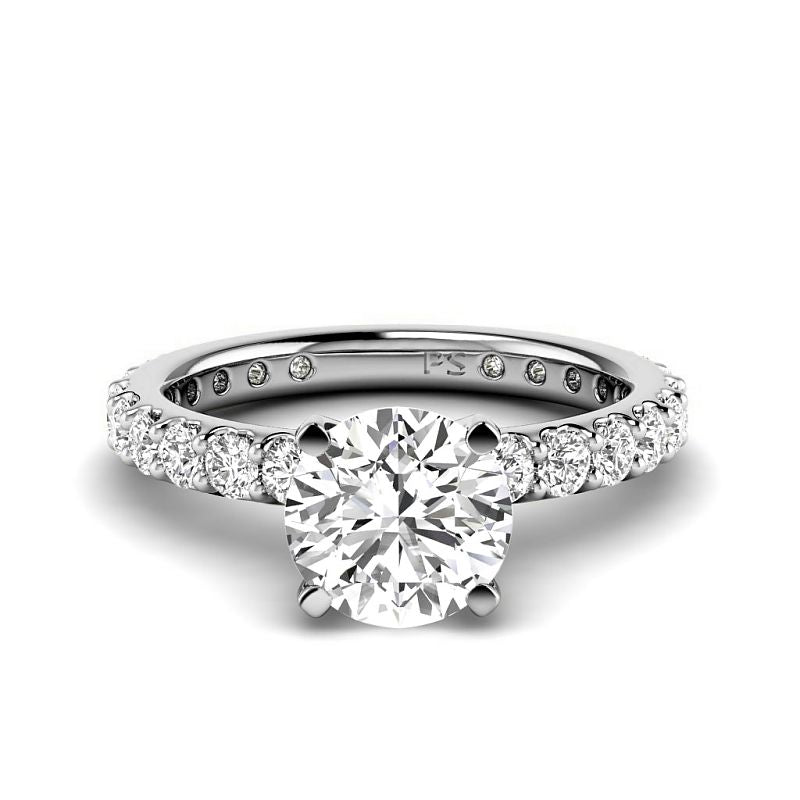 1.40-6.90 CT Round Cut Diamonds - Engagement Ring