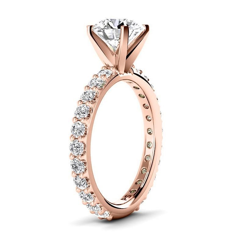 1.40-6.90 CT Round Cut Diamonds - Engagement Ring