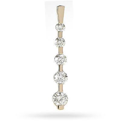 1.40 CT Round Cut Diamonds - Journey Pendant - Primestyle.com