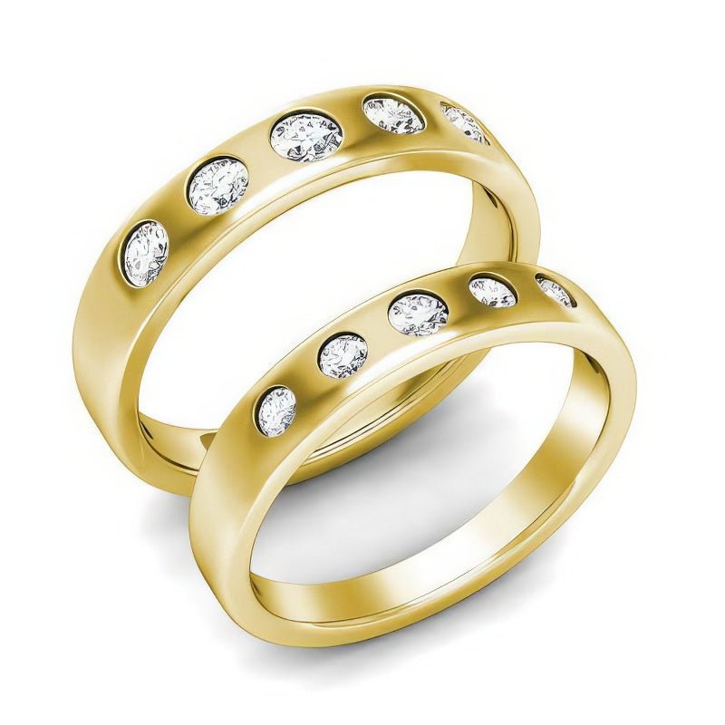 1.40 CT Round Cut Diamonds - Wedding Set - Primestyle.com