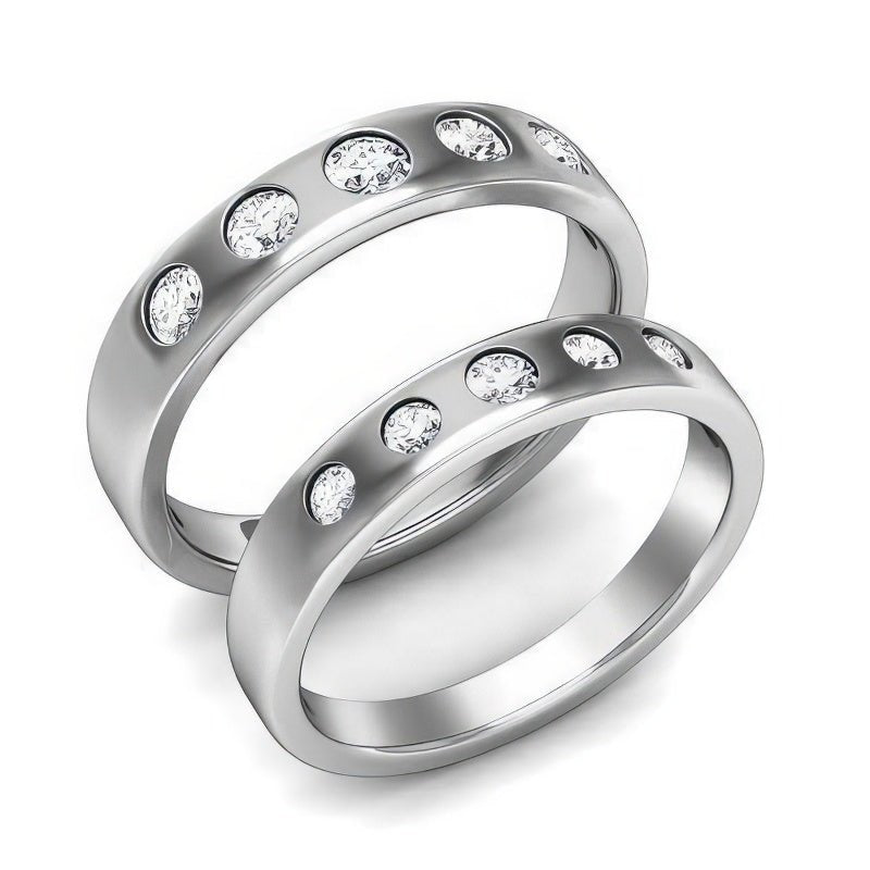 1.40 CT Round Cut Diamonds - Wedding Set - Primestyle.com