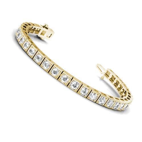1.50-4.00 CT Round Cut Diamonds - Tennis Bracelet - Primestyle.com