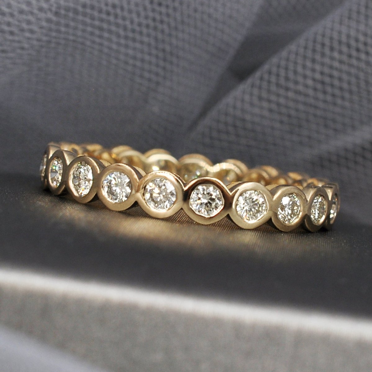 1.50-5.00 CT Round Cut Natural Diamonds - Eternity Rings