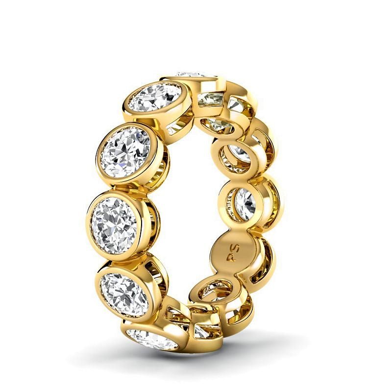 1.50-5.00 CT Round Cut Diamonds - Eternity Rings