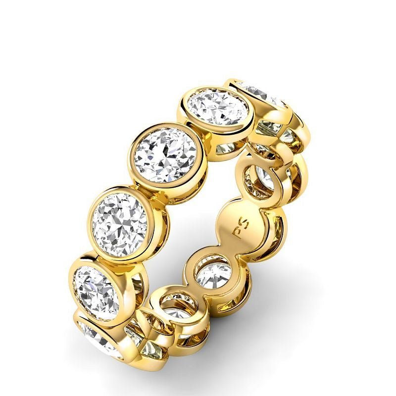 1.50-5.00 CT Round Cut Diamonds - Eternity Rings