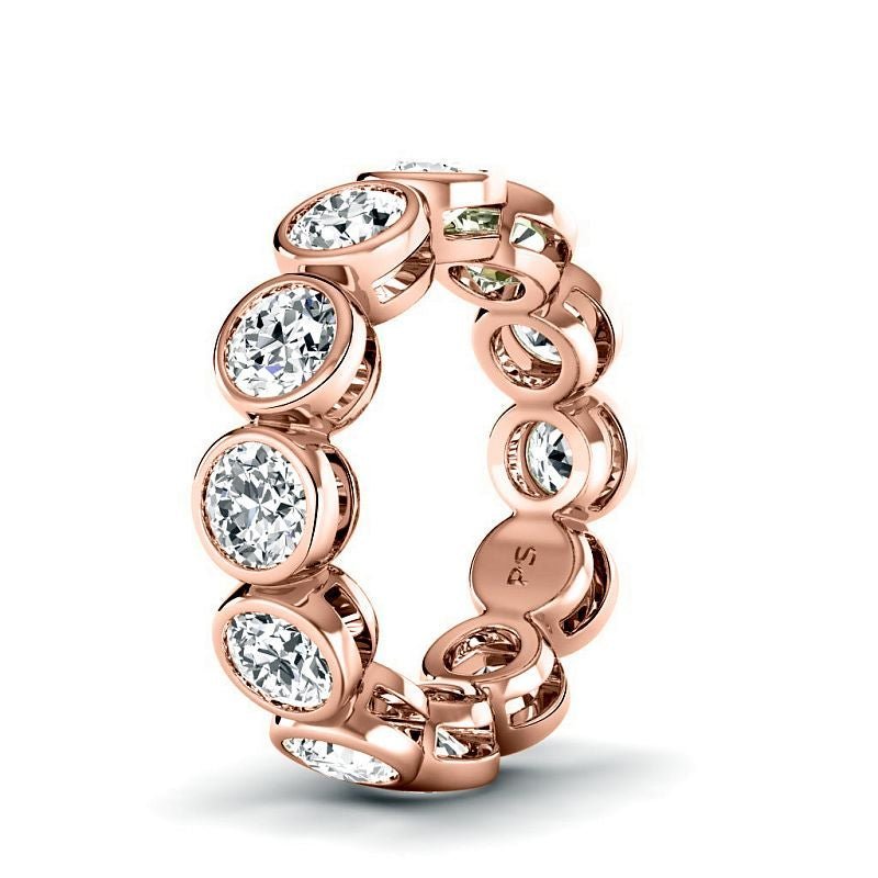 1.50-5.00 CT Round Cut Diamonds - Eternity Rings