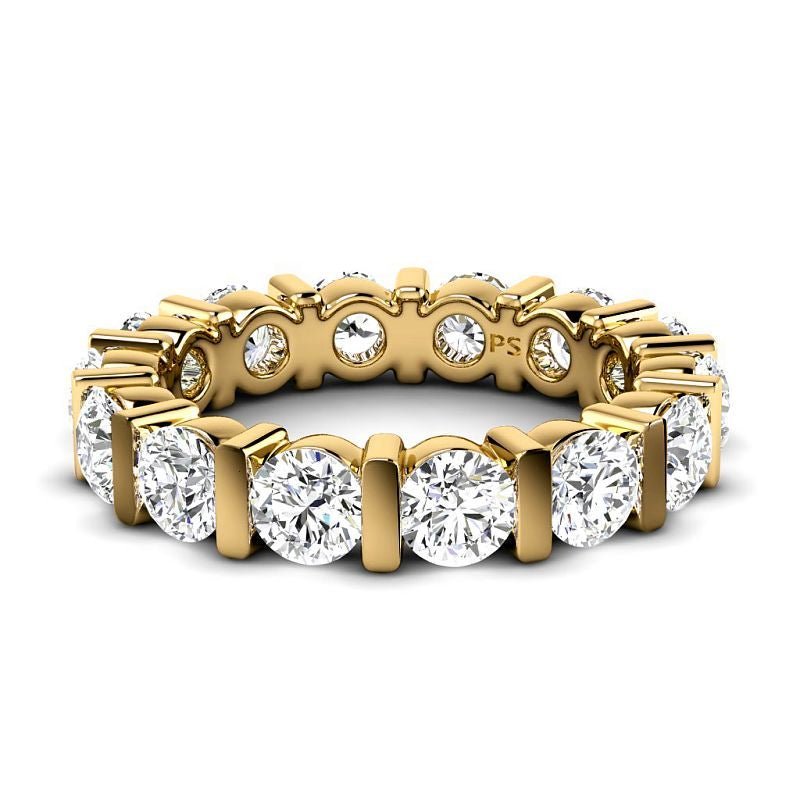 1.50-5.00 CT Round Cut Diamonds - Eternity Rings