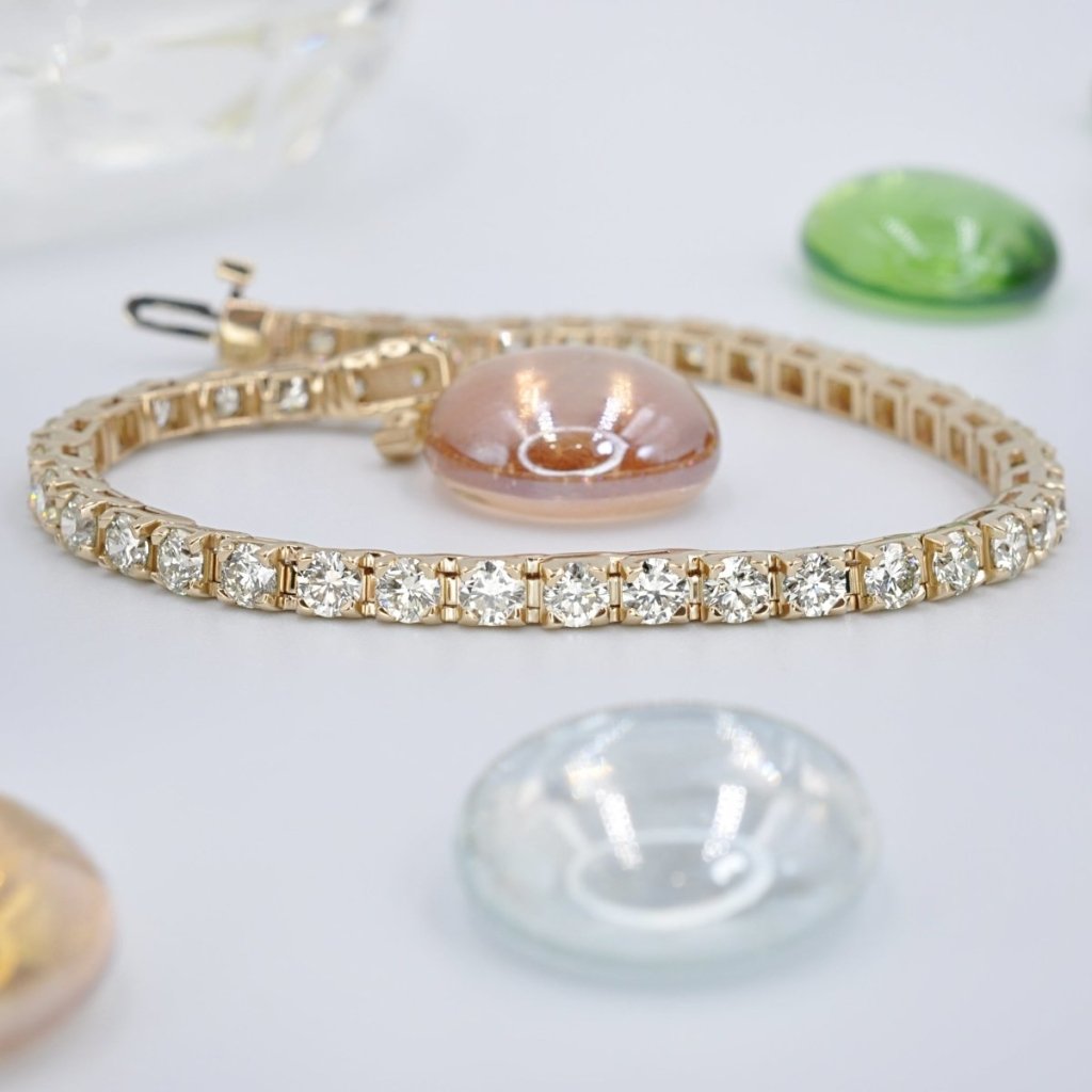 1.50 - 8.00 CT Round Cut Diamonds - Tennis Bracelet - Primestyle.com