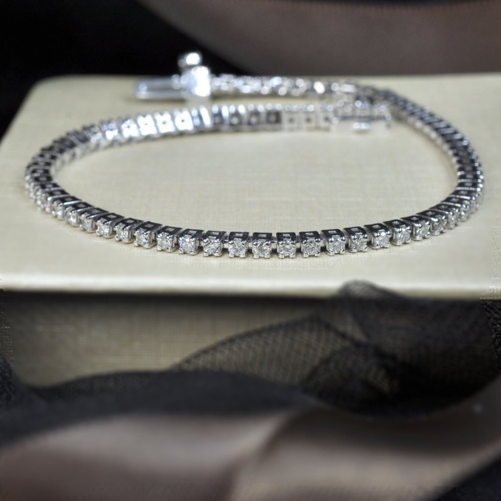 1.50 - 8.00 CT Round Cut Diamonds - Tennis Bracelet - Primestyle.com