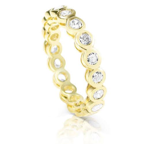 1.50 CT Round Cut Diamonds - Eternity Ring - Primestyle.com