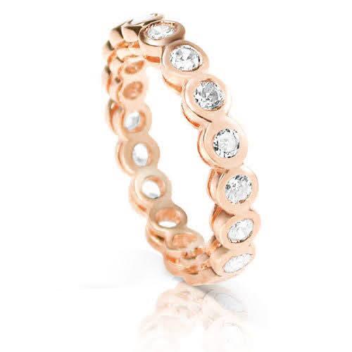 1.50 CT Round Cut Diamonds - Eternity Ring - Primestyle.com