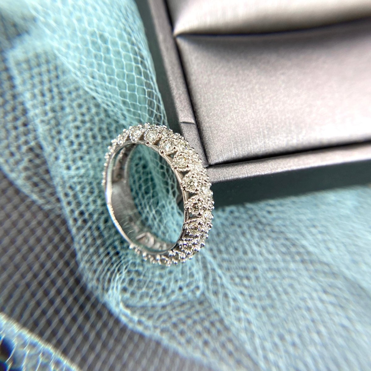 1.50 CT Round Cut Diamonds - Wedding Band - Primestyle.com