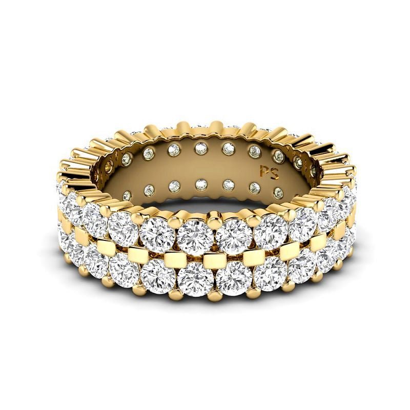 1.50 CT Round Cut Diamonds - Eternity Rings