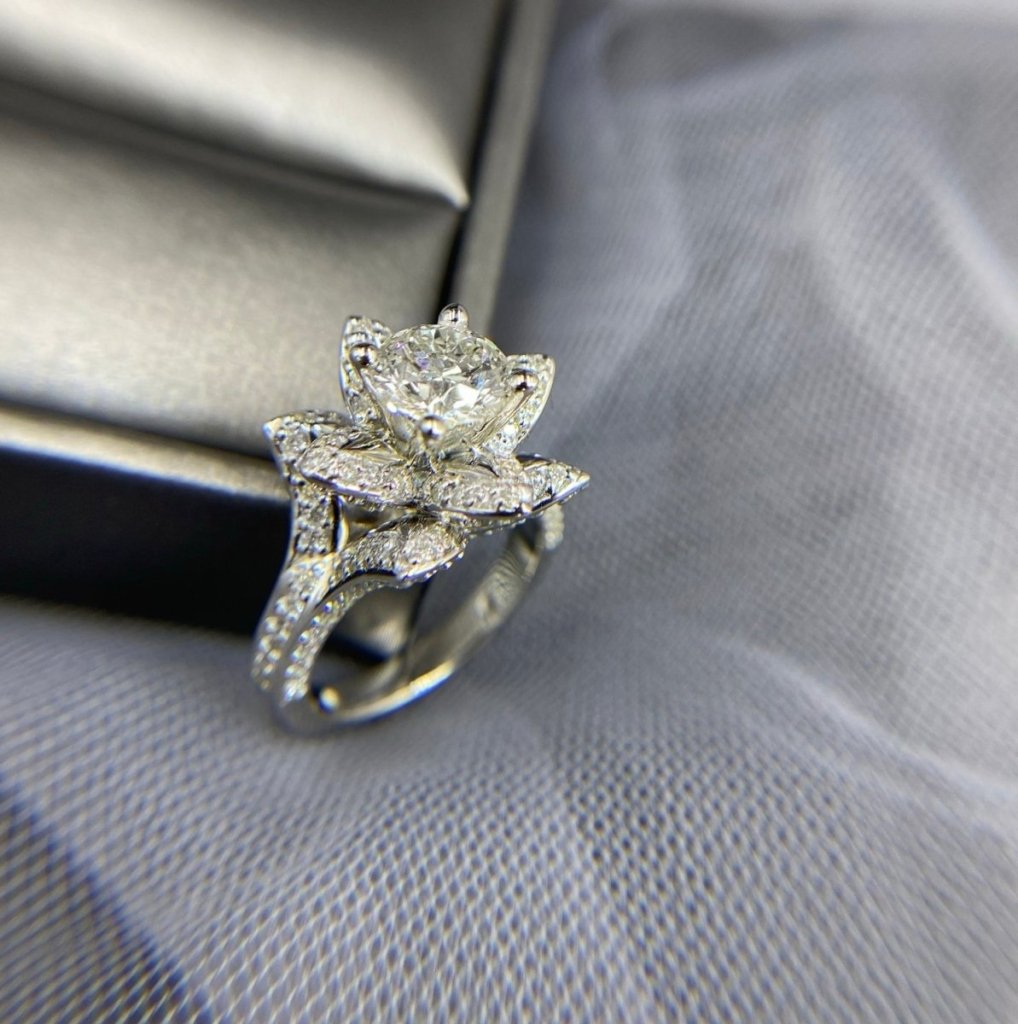 1.57 - 2.72 CT Round Cut Natural Diamonds - Engagement Ring - Primestyle.com