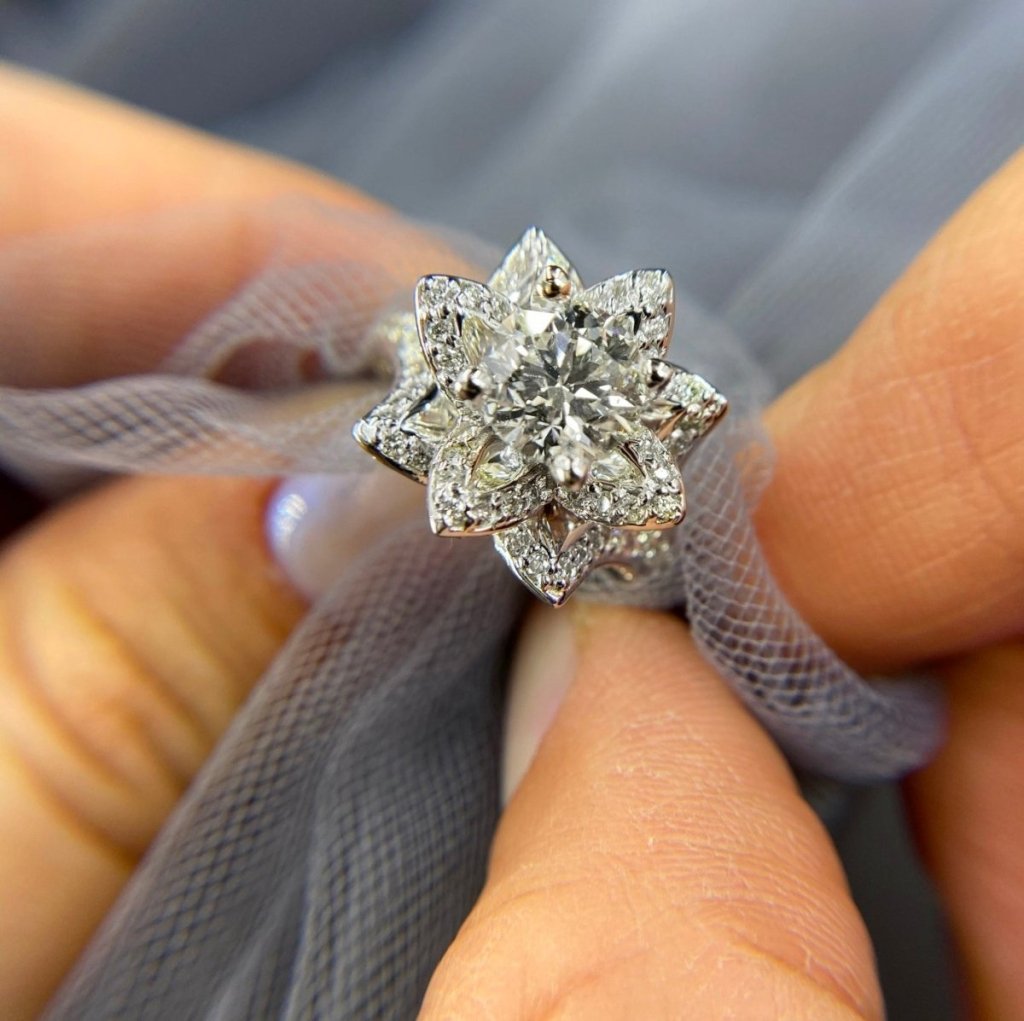 1.57 - 2.72 CT Round Cut Natural Diamonds - Engagement Ring - Primestyle.com