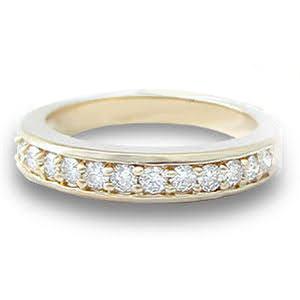 1.60 CT Round Cut Natural Diamonds - Wedding Band
