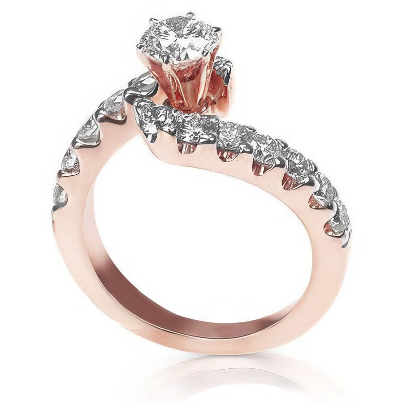 1.65-2.80 CT Round Cut Natural Diamonds - Engagement Ring