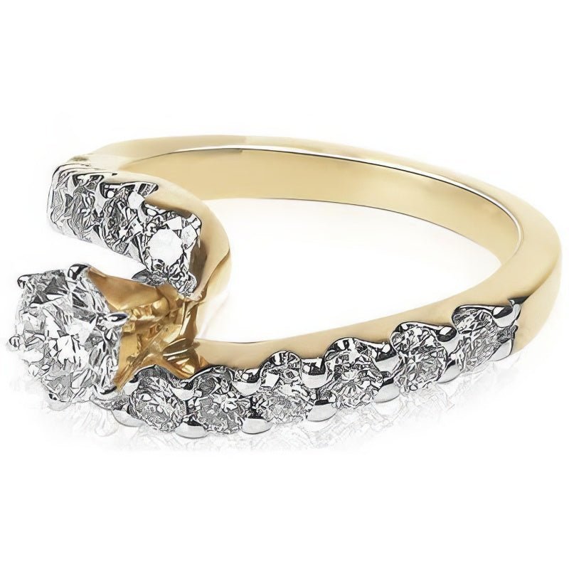 1.65-2.80 CT Round Cut Natural Diamonds - Engagement Ring