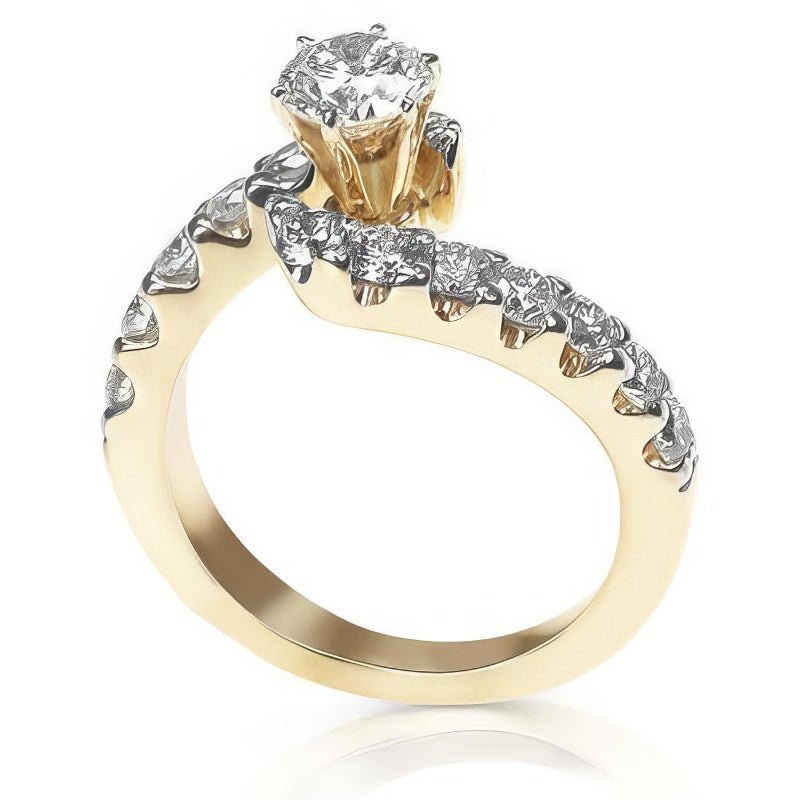 1.65-2.80 CT Round Cut Natural Diamonds - Engagement Ring