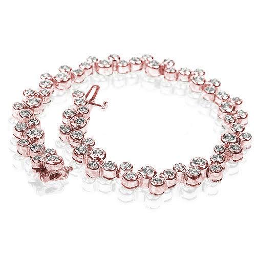 1.70-3.10 CT Round Cut Diamonds - Diamond Bracelet - Primestyle.com